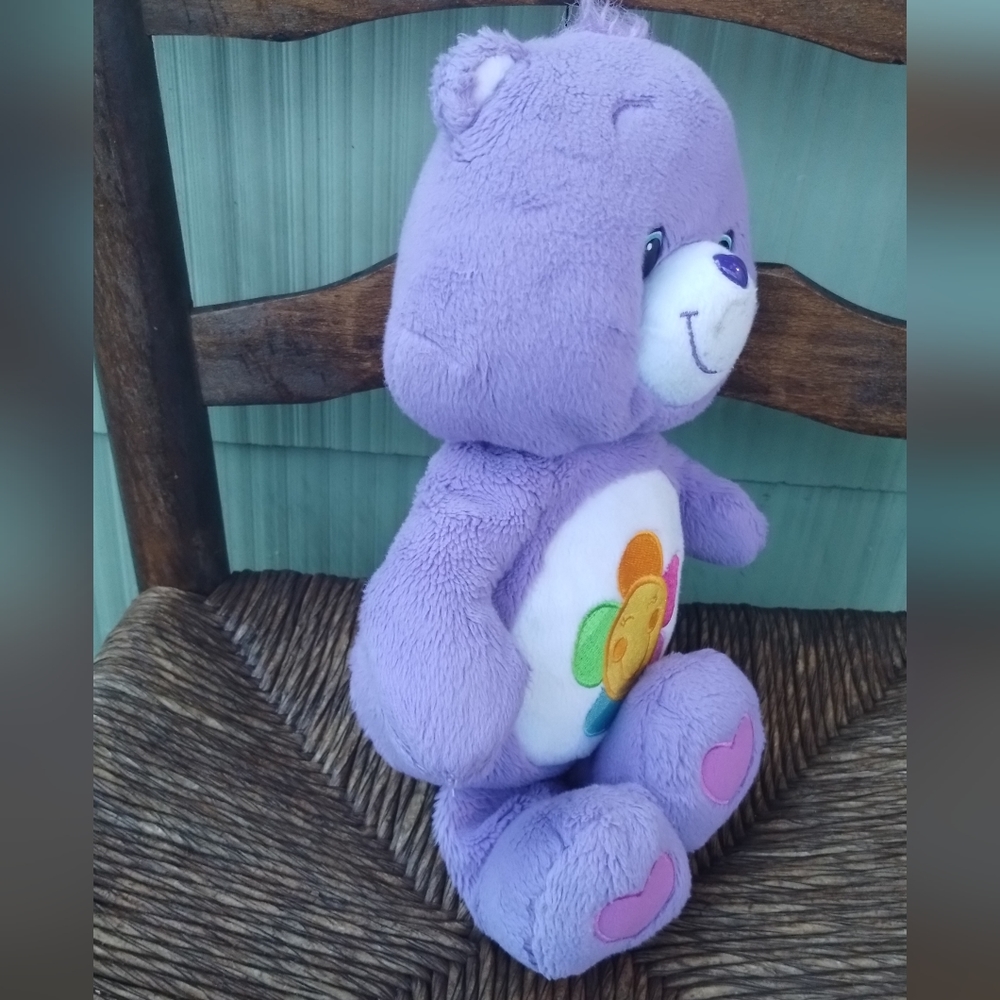 Care Bears American Greetings 2012 Harmony Purple 12” Bear Sitting Plush Kidcore - Picture 5 of 12